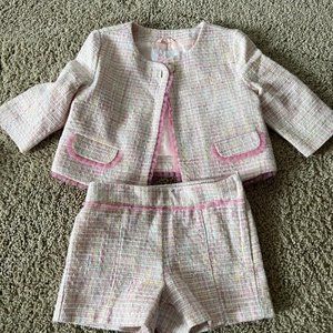 Janie and Jack Girl Boucle Pant suit 3T